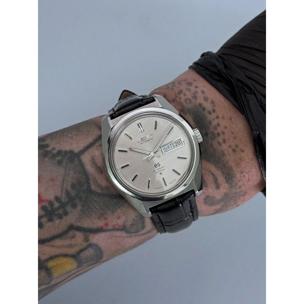37mm • 1969 Grand Seiko 6146-8000 61GS Hi-Beat Day-Date 36000vph Automatic